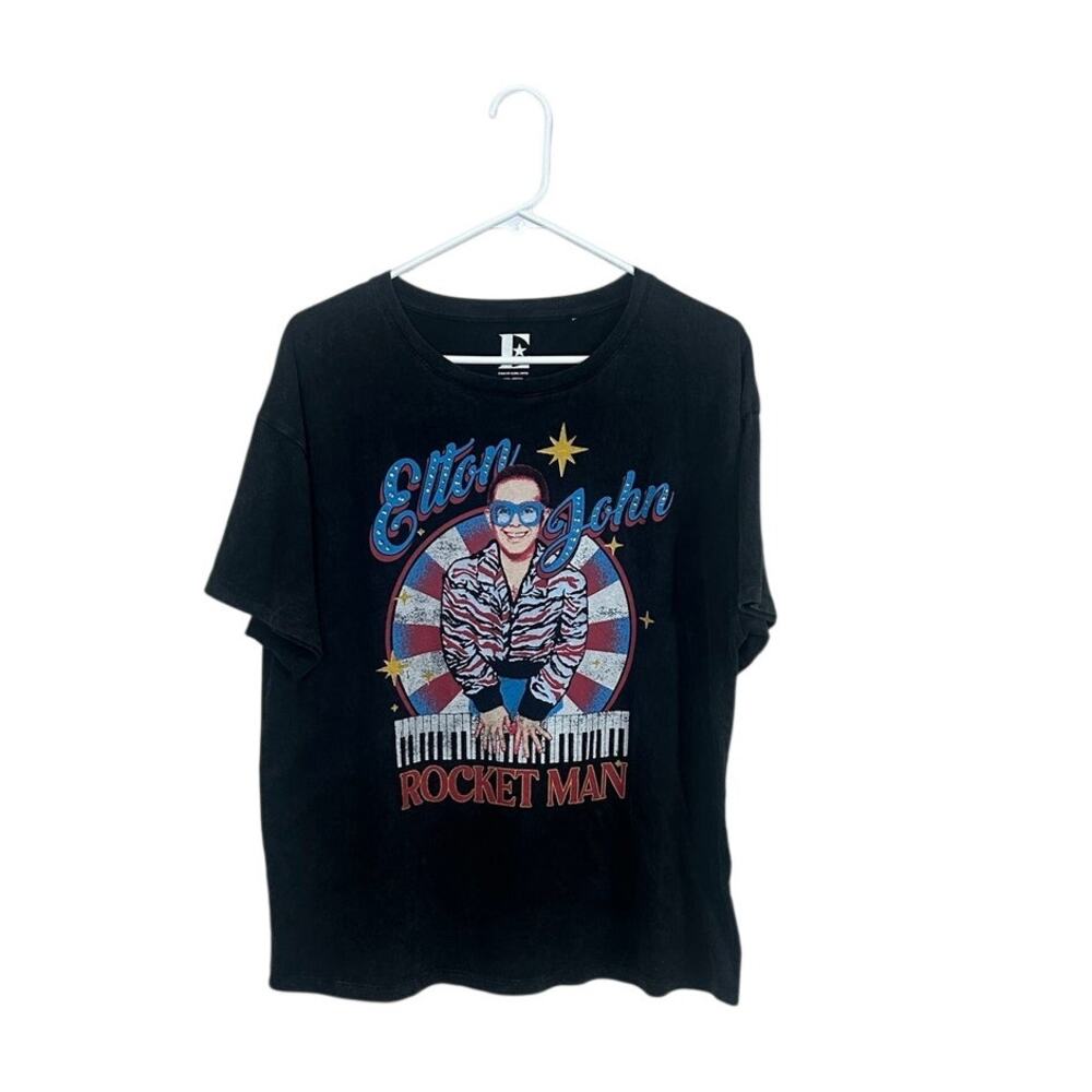 Elton John Gray Tee size L